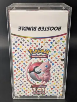 Pokemon 151 sv3.5 Booster Bundle Display Factory Sealed W/ Acrylic Case - Image 1