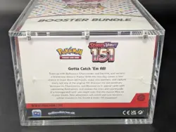Pokemon 151 sv3.5 Booster Bundle Display Factory Sealed W/ Acrylic Case - Image 3