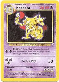 Legendary Collection 49/110 Kadabra Pokemon Card - Image 1
