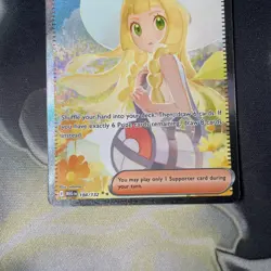 Pokemon TCG Lillie's Determination Mega Evolution 184/132 SAR English Edition - Image 3