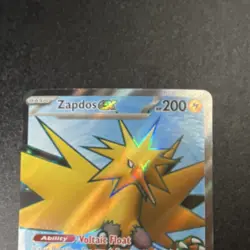 Pokemon Zapdos ex Ultra Rare Holo Sv151 Scarlet & Violet 192/165 200 HP Card - Image 4