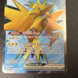 Pokemon Zapdos ex Ultra Rare Holo Sv151 Scarlet & Violet 192/165 200 HP Card - Image 5