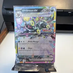 Umbreon Ex Stamped Pokemon Prismatic Evolutions Promo Surprise Box 60/131 SEALED - Image 1