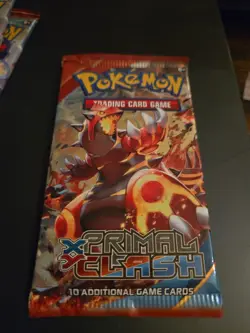 Pokemon XY Primal Clash Groudon Art Sealed Booster Pack - Image 1