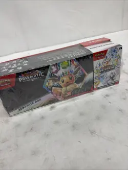 sealed Pokemon TCG Prismatic Evolutions surprise box booster bundle Sam's Club - Image 1