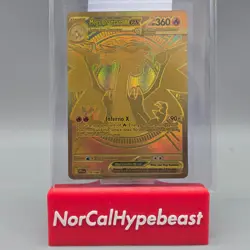 2025 Pokemon Phantasmal Flames TCG MEGA CHARIZARD X EX GOLD Full Art 130/094 - Image 1