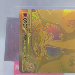 2025 Pokemon Phantasmal Flames TCG MEGA CHARIZARD X EX GOLD Full Art 130/094 - Image 3