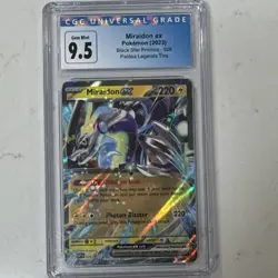 Pokemon Miraidon ex 028 Sv: Scarlet & Violet Promo Holo CGC 9.5 English TCG - Image 1