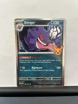 Pokemon Gengar (Cosmos Holo) 057/091 Trick or Trade 2024 Holo - Image 1