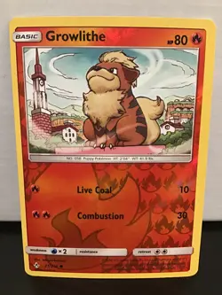 Growlithe 21/214 Reverse Holo Pokemon Unbroken Bonds Common - Image 1