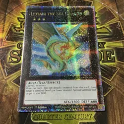 Leviair the Sea Dragon (Quarter Century Secret Rare) RA04-EN155 NM ✨ Yugioh - Image 1