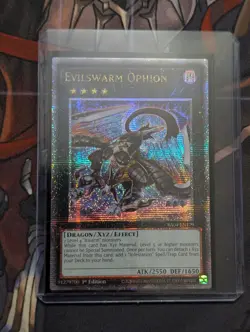 Evilswarm Ophion RA04-EN179 Quarter Century Secret Rare NM Yugioh - Image 1