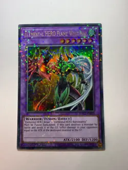 Yugioh - Elemental Hero Flame Wingman - Duel Terminal Ultra - 1st HAC1-EN019 NM - Image 1
