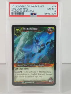 The Lich King - Timewalkers - #28 - FOIL - PSA 8 - Warcraft - Image 1