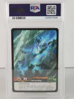 The Lich King - Timewalkers - #28 - FOIL - PSA 8 - Warcraft - Image 2
