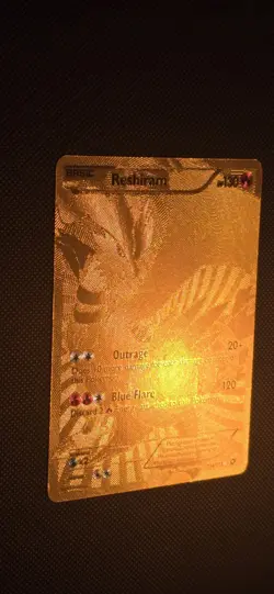 Pokemon TCG Reshiram Full Art Secret Rare Holo Card 114/113 Legendary Treasures - Image 2