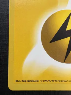 Vintage Pokemon Card: 1999 Lightning Energy 100/102-SHADOWLESS: Base Set - Image 4