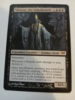 Mikaeus, the Unhallowed Dark Ascension Mythic Rare Magic the Gathering Card - Image 1