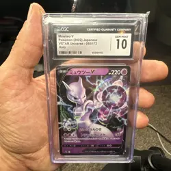 CGC 10 Mewtwo V 050/172 RR VSTAR Universe s12a Pokemon Card - Image 1