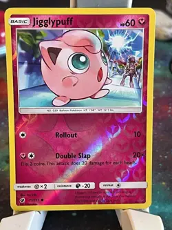 POKEMON JIGGLYPUFF 71/111 COMMON REVERSE HOLOFOIL CRIMSON INVASION NM CARD - Image 1