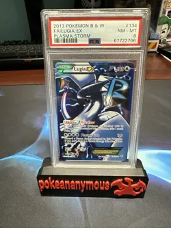 Lugia EX 134/135 Team Plasma Plasma Storm Full Art Holo Card Psa 8 - Image 1