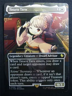 Tataru Taru Borderless Chocobo Track Foil - FIC - Mtg Card #3EI - Image 1