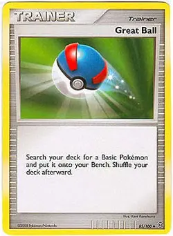 Pokemon Diamond and Pearl Stormfront Card - Great Ball (U) 85/100 - Image 1