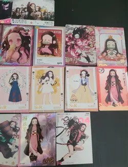 Nezuko Kamado Card Lot - Demon Slayer Anime CCG 20 Cards Waifu - Image 4
