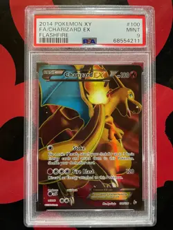 Charizard EX Flashfire Holo Full Art Card 100/106 Charizard PSA 9 Mint - Image 1