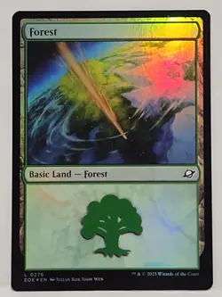 Forest 0276 Edge of Eternities Foil Magic the Gathering - Image 1