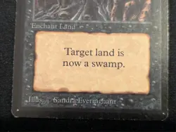 Evil Presence - Beta - LP - Magic the Gathering - MTG - Black - Enchant - Image 2