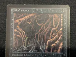 Evil Presence - Beta - LP - Magic the Gathering - MTG - Black - Enchant - Image 3