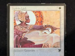 Spirit Link - Legends - LP - MTG - Magic the Gathering - White - Enchant - Image 3