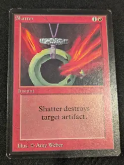 Shatter - Beta - Common - LP - MTG - Magic the Gathering - Red - Instant - Image 1