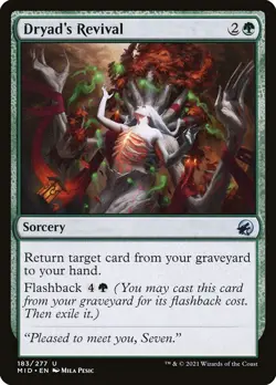[MTG] Dryad's Revival (183) (MID) NM - Image 1