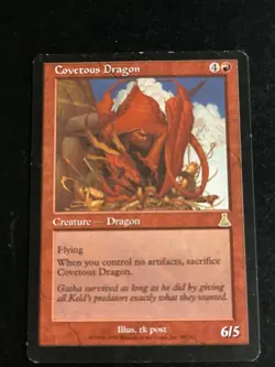 MTG - LP - Covetous Dragon - Urza's Destiny - Image 1