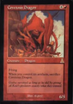 Covetous Dragon - Urza's Destiny: #80, Magic: The Gathering Lp R45 - Image 1