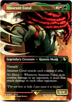 Amarant Coral (Borderless) - FOIL - [Commander: FINAL FANTASY] MTG 🔥🌳 - Image 3