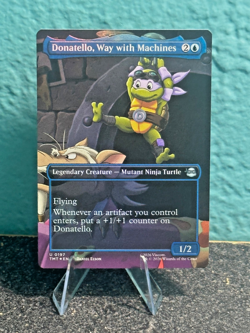 Donatello Way with Machines BORDERLESS FOIL Teenage Mutant Ninja Turtles TMNT - Image 1