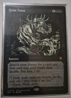 Mtg - Grim Tutor *Showcase* - Image 1