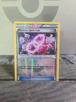 Pokemon TCG Mewtwo Spirit Link 144/162 Breakthrough Trainer-Item Reverse Holo - Image 1