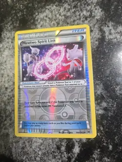 Pokemon TCG Mewtwo Spirit Link 144/162 Breakthrough Trainer-Item Reverse Holo - Image 3