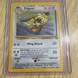Pokemon Pidgeot 08/64 Jungle 1st Edition Holo Rare 1999 Stage 2 80 HP TCG - Image 1
