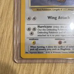 Pokemon Pidgeot 08/64 Jungle 1st Edition Holo Rare 1999 Stage 2 80 HP TCG - Image 3