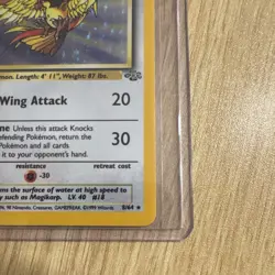 Pokemon Pidgeot 08/64 Jungle 1st Edition Holo Rare 1999 Stage 2 80 HP TCG - Image 4