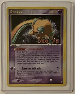 Deoxys Reverse Holo EX (Defense) 18/107 Pokemon TCG Card - Image 1