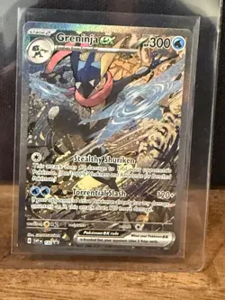 Pokemon Greninja EX 132 SV Scarlet & Violet Promo Holo Card - Image 1