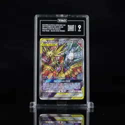 2019 Pokemon SM Hidden Fates ETB BSP #SM210 Moltres Zapdos Articuno GX TAG 9 - Image 1