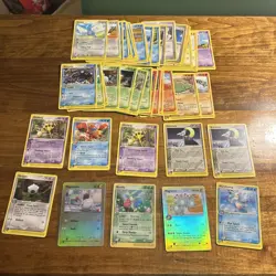 Pokemon Ex Dragon Lot- 2 Reverse Holos, Roselia Holo, 2 Skarmory, 2 Girafarig - Image 1