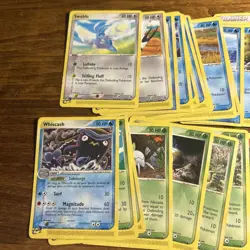 Pokemon Ex Dragon Lot- 2 Reverse Holos, Roselia Holo, 2 Skarmory, 2 Girafarig - Image 2